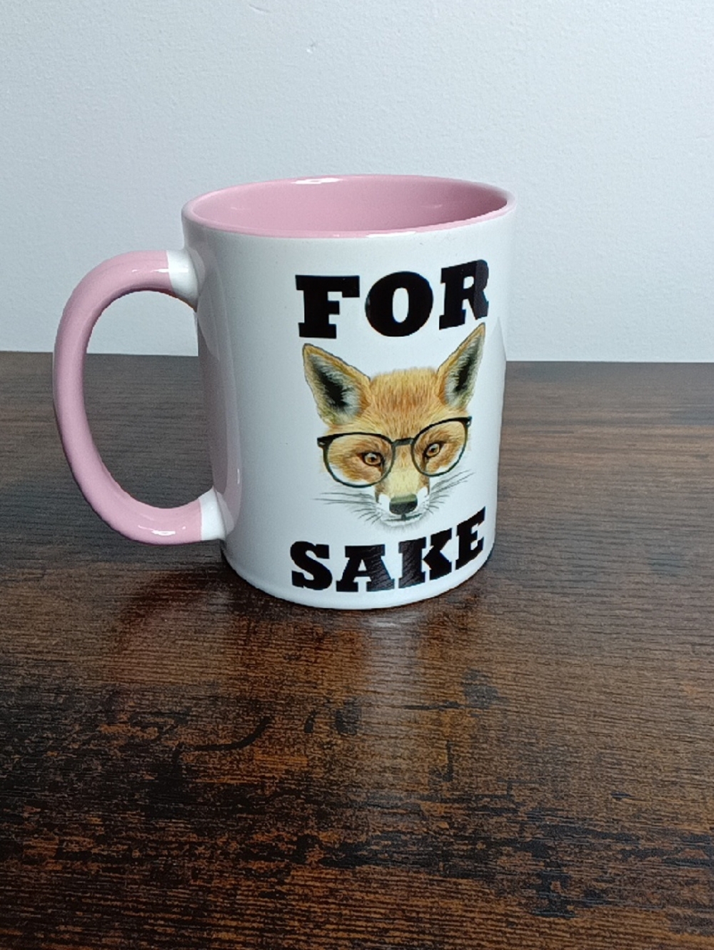 Retreez Funny Mug Fox🦊 'FOR SAKE' Ceramic Coffee  Mug